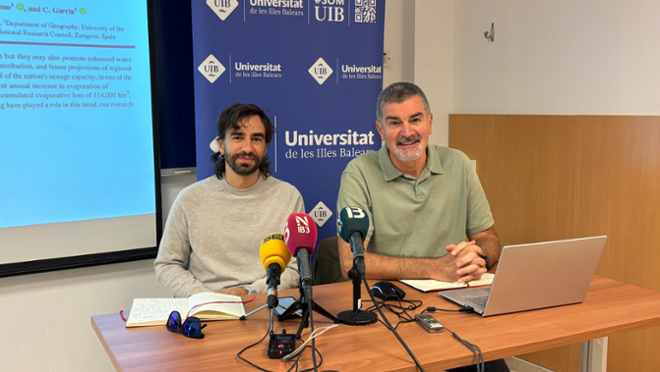 Roda informativa per presentar un estudi sobre la pèrdua d'aigua als embassaments d'Espanya